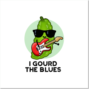 I Gourd The Blues Cute Veggie Pun Posters and Art